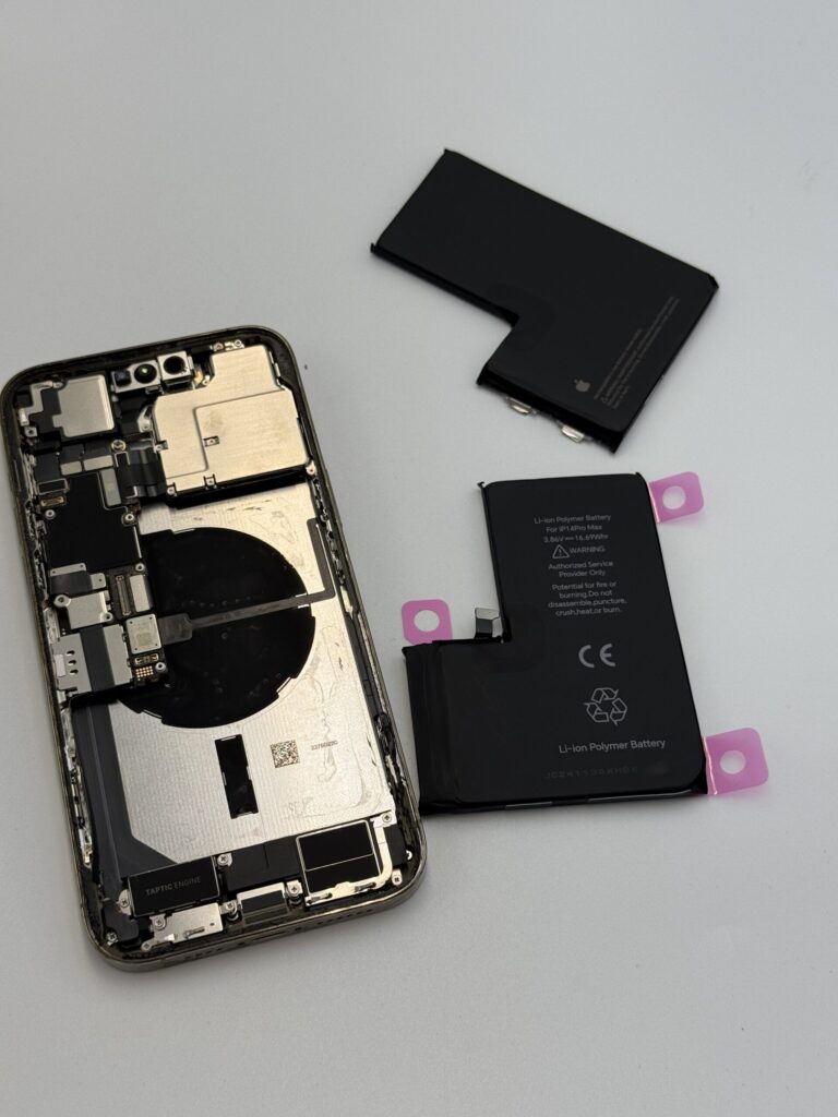 Iphone 14 pro wymiana baterii serwis Łódź | Klinika Szybek