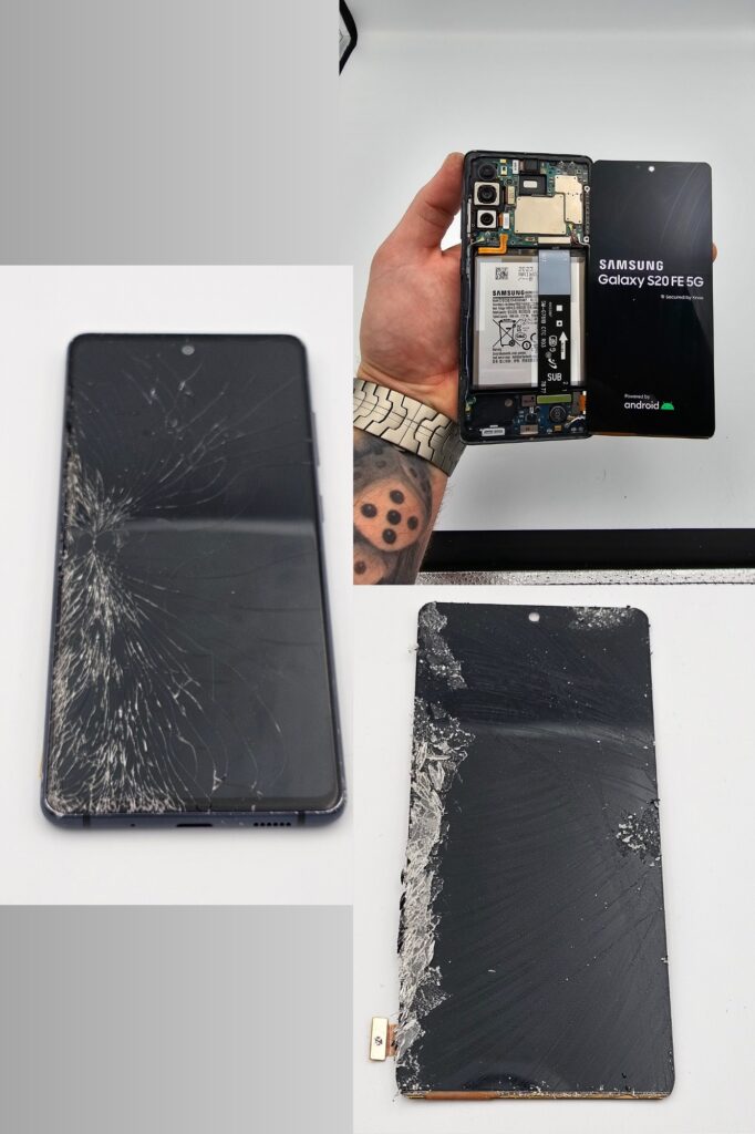 Wymiana Zbitej Szybki w Samsung S20 FE Łódź | Klinika Szybek