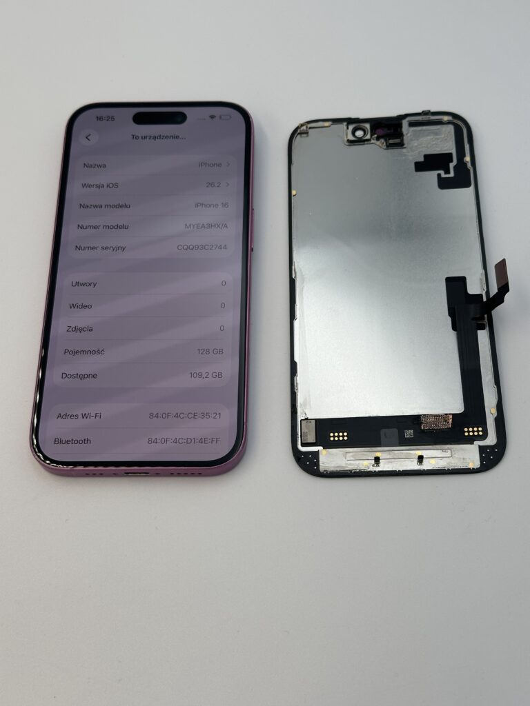 Wymiana Wyświetlacza iPhone 16 Łódź | Klinika Szybek