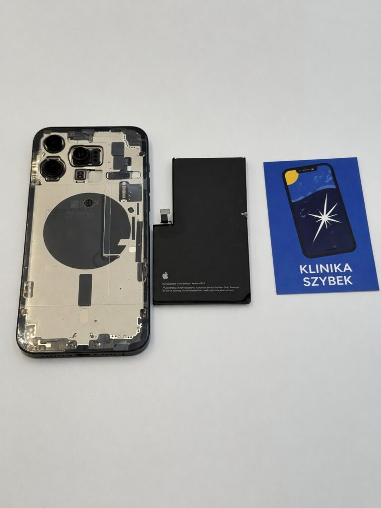 Wymiana baterii iPhone 16 Pro – Klinika Szybek
