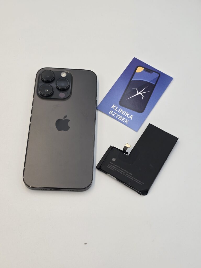Wymiana baterii iPhone 14 Pro – Klinika Szybek