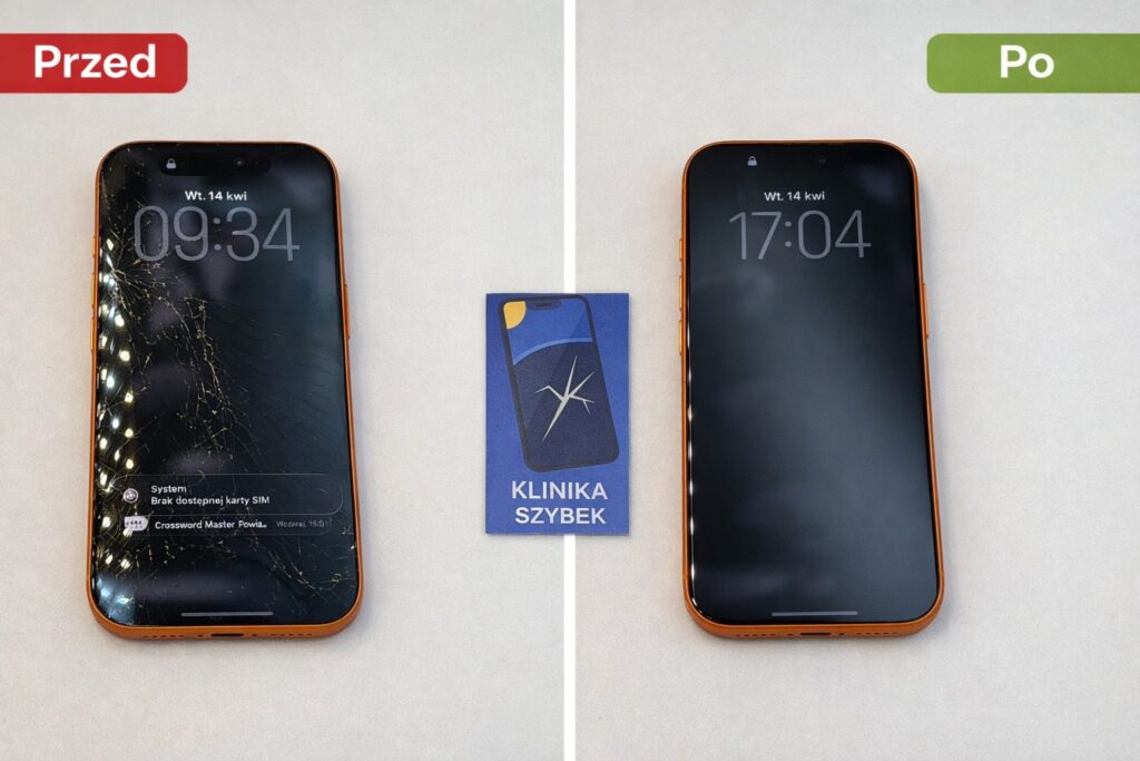 Regeneracja wyświetlacza iPhone 17 Pro Serwis Klinika Szybek