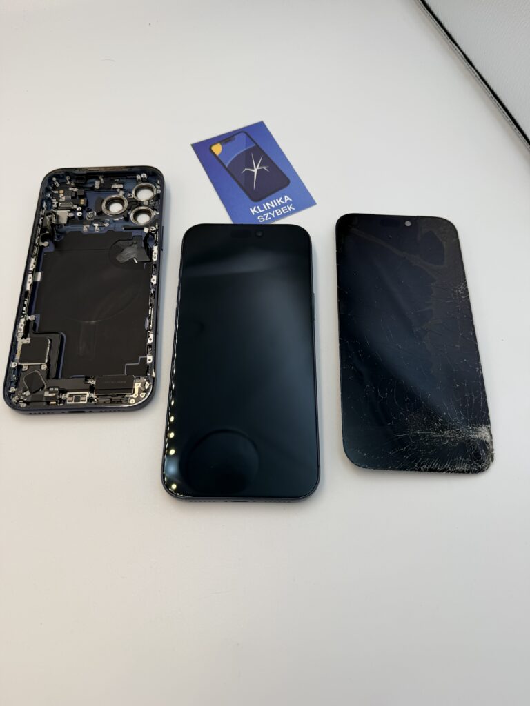 Zbita Szybka w Twoim iPhone 17 Pro – regeneracja wyświetlacza w Klinice Szybek