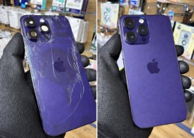 Wymiana Tylnej Zbitej Szybki w iPhone 14 Pro Łódź | Klinika Szybek